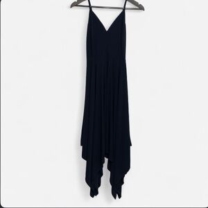Urban Rose Asymmetrical Black Spaghetti Strap Dress Juniors Size Medium